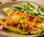 fish fillet with tomato hot chili pepper and asparagus