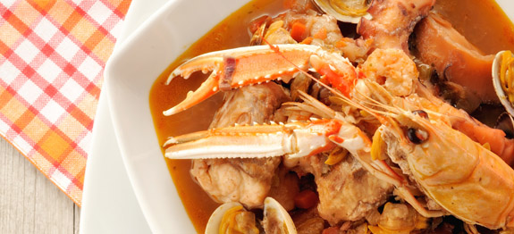 zuppa di pesce surgelata