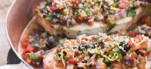 Pesce spada al forno siciliana