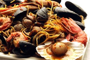 Spaghetti allo scoglio surgelato